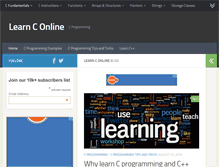 Tablet Screenshot of learnconline.com